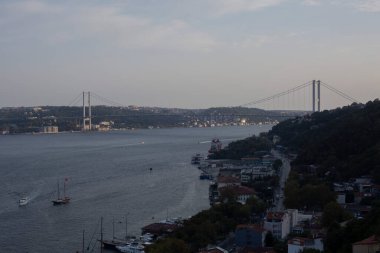 15 Temmuz Şehitler Köprüsü (Boğaz Köprüsü) ve İstanbul manzarası