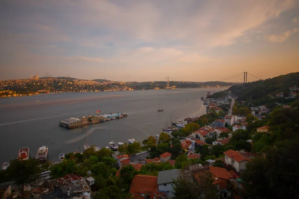 July Martyrs Bridge Bosphorus Bridge Istanbul View — Stock Photo, Image