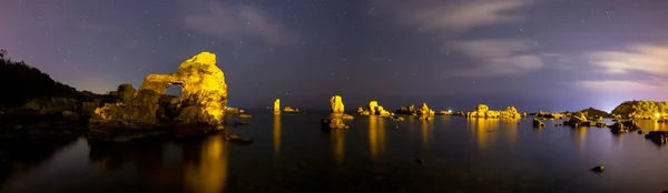 stock image Mico Bay cliffs - Kerpe, Kefken - Kocaeli