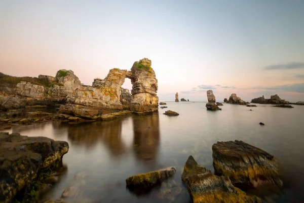 stock image Mico Bay cliffs - Kerpe, Kefken - Kocaeli