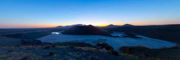 Jezioro Meke Night Turecku Meke Glolu Jezioro Wulkaniczne Położone Prowincji — Zdjęcie stockowe