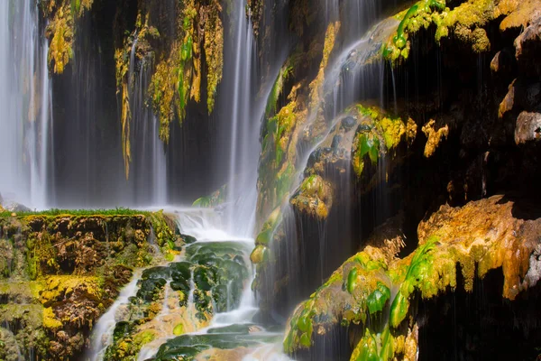 Small Stream Waterfall Mountain Gksu Waterfall Konya — Stock Photo, Image