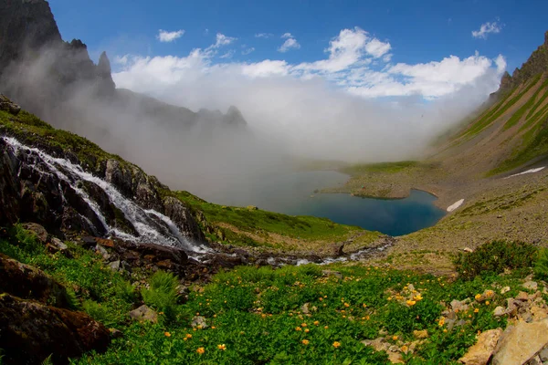 Vista Lago Avusor Nella Provincia Rize Turchia — Foto Stock