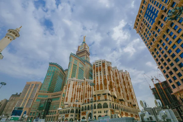 stock image The minarets of the Kaaba and the zamzam tower