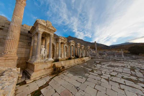 Die Antike Stätte Sagalassos Taurusgebirge Gehört Den Besten Erhaltenen Antiken — Stockfoto