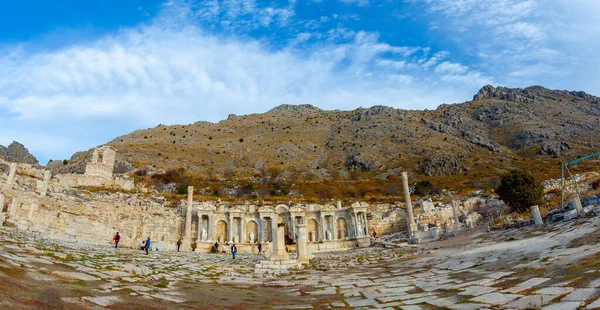 Starożytne Miejsce Sagalassos Położone Górach Taurus Należy Najlepiej Zachowanych Starożytnych — Zdjęcie stockowe