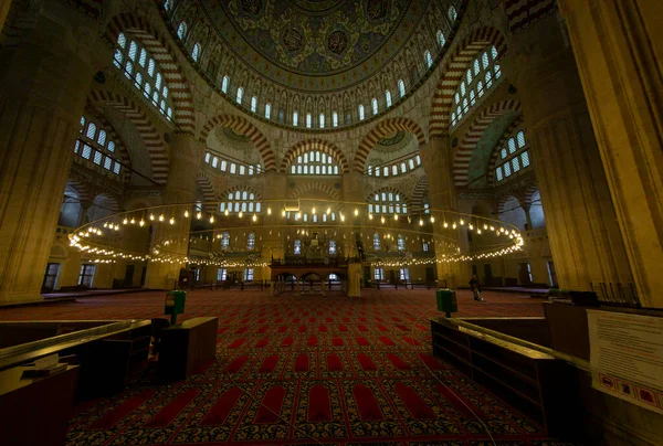 Türkiye Nin Edirne Ilçesindeki Selimiye Camii Manzarası Edirne Osmanlı Mparatorluğu — Stok fotoğraf