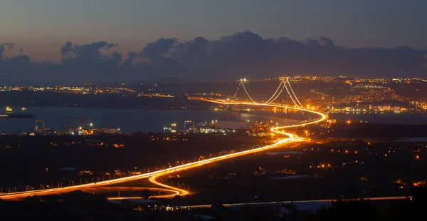 Мост Османгази Мост Измит Бей Измит Кокаэли Турция Самый Длинный — стоковое фото