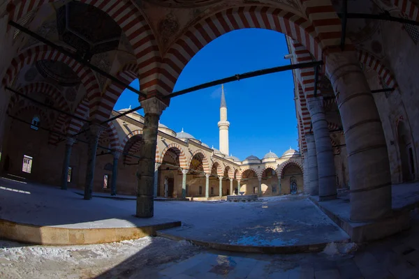 Drie Moskeeën Met Balkon Serefeli Moskee — Stockfoto
