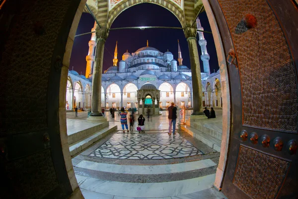 Błękitny Meczet Sultanahmet Camii Istanbul Turcja — Zdjęcie stockowe