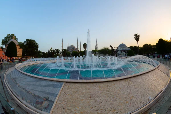 Mesquita Azul Sultanahmet Camii Istambul Turquia — Fotografia de Stock