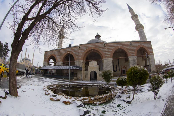 Ancienne Mosquée Vue Extérieure Dans Ville Edirne Turquie Edirne Était — Photo