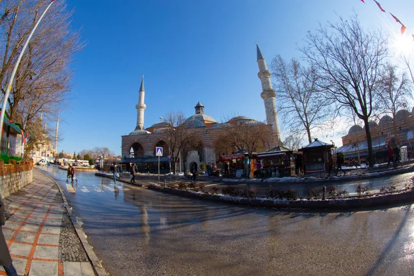 Ancienne Mosquée Vue Extérieure Dans Ville Edirne Turquie Edirne Était — Photo