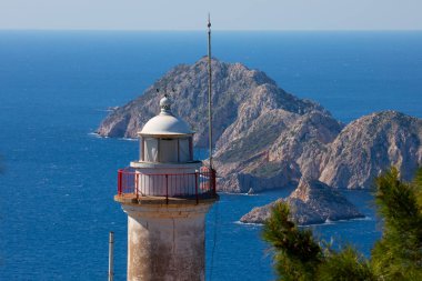 Gelidonya Deniz Feneri ve Adaları Likya Yolu Antalya, Türkiye.