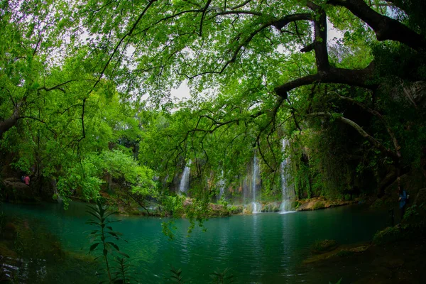 Berömda Kursunlu Vattenfall Antalya — Stockfoto
