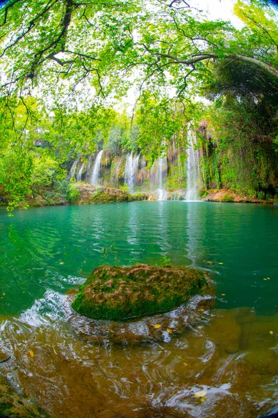Berühmte Kursunlu Wasserfälle Antalya — Stockfoto