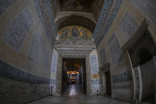 Interior Antiga Basílica Santa Sofia Durante Quase 500 Anos Principal — Fotografia de Stock