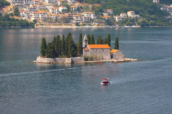 Νησί Αγίου Γεωργίου Στο Μαυροβούνιο — Φωτογραφία Αρχείου