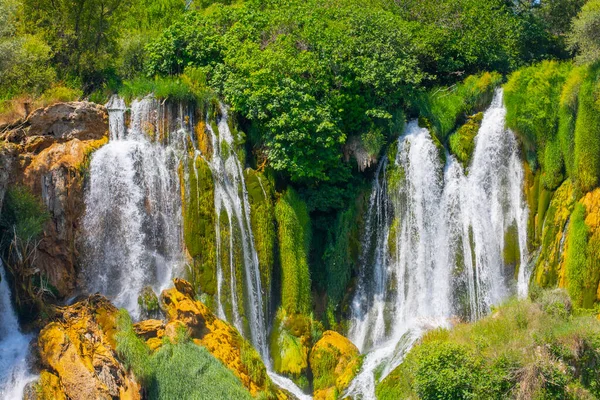 Waterval Van Kravice Aan Trebizat Bosnië Herzegovina — Stockfoto