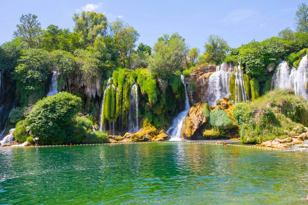 Wasserfall Kravice Fluss Trebizat Bosnien Und Herzegowina — Stockfoto