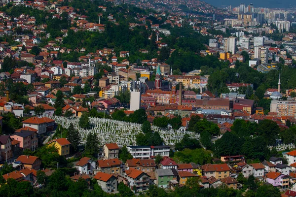 Потокарі Сребрениця Кладовище Жертв Геноциду — стокове фото