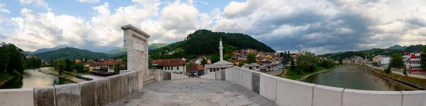 Konjic Oude Brug Boven Rivier Neretva Konjic Bosnië Herzegovina Europa — Stockfoto