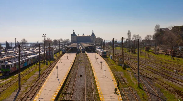 Haydarpasa Estação Ferroviária Istambul Turquia — Fotografia de Stock