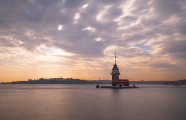 Bakire Kulesi. Harika bir manzara. İstanbul, Türkiye.