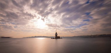 Bakire Kulesi. Harika bir manzara. İstanbul, Türkiye.