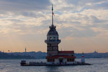 Bakire Kulesi. Harika bir manzara. İstanbul, Türkiye.