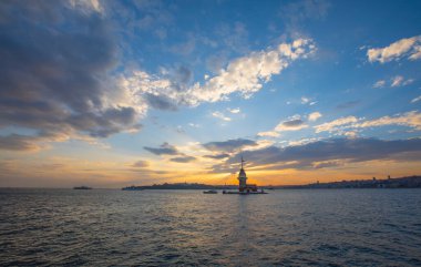 Bakire Kulesi. Harika bir manzara. İstanbul, Türkiye.