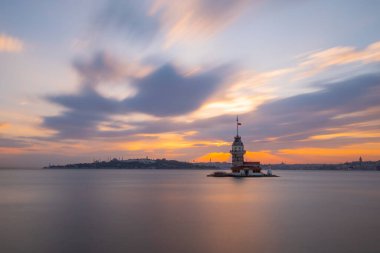 Bakire Kulesi. Harika bir manzara. İstanbul, Türkiye.