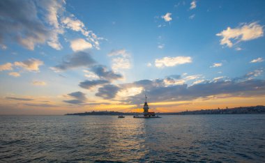 Bakire Kulesi. Harika bir manzara. İstanbul, Türkiye.