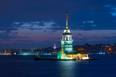Bakire Kulesi. Harika bir manzara. İstanbul, Türkiye.
