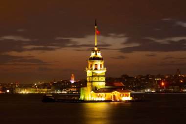 Bakire Kulesi. Harika bir manzara. İstanbul, Türkiye.