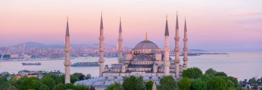 Mavi Camii (Sultanahmet Camii), Boğaziçi ve Anadolu Yakası manzarası, Istanbul, Türkiye