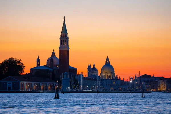 Itália Beleza Vista Panorâmica Veneza Por Sol Veneza Venezia — Fotografia de Stock