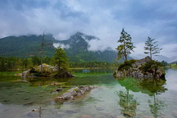 Озеро Баварских Альпах Рамбла Германии — стоковое фото