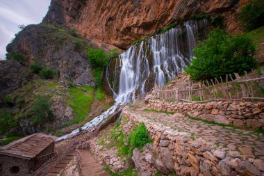 Kayseri, Türkiye 'de Kapuzbasi şelalesi.