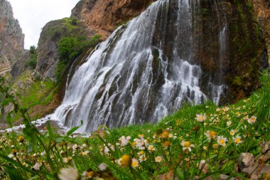 Kayseri, Türkiye 'de Kapuzbasi şelalesi.