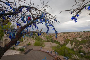 Landscapes of the Valley of Pigeons in Cappadocia, Turkey