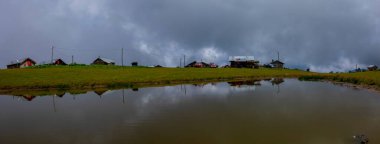 BADARA PLATEAU in Rize, Turkey. This plateau located in Camlihemsin district of Rize province. Kackar Mountains region.
