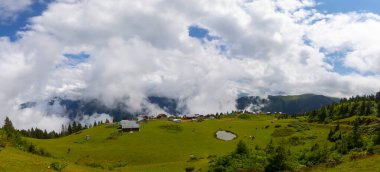 BADARA PLATEAU in Rize, Turkey. This plateau located in Camlihemsin district of Rize province. Kackar Mountains region.