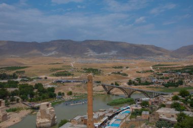 Ancient city Hasankeyf, by the Riwer Tigris near the Batman City of Turkey