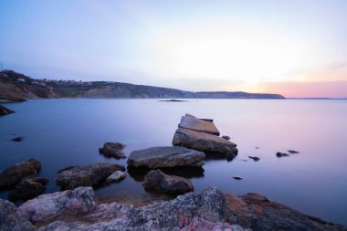 Lake Van, Turkey's largest lake, long exposure photos.