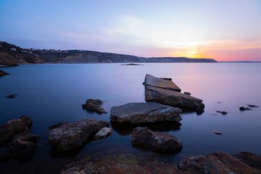 Lake Van, Turkey's largest lake, long exposure photos.