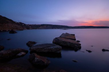 Lake Van, Turkey's largest lake, long exposure photos.