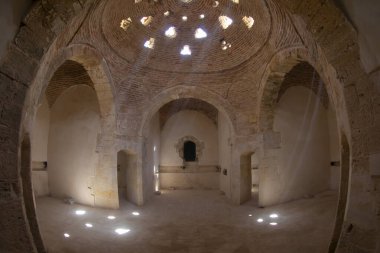 Detail shot of an inside of Turkish hammam