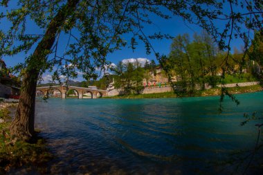 The Mehmed Pasha Sokolovic Bridge is a historic bridge in Visegrad, over the Drina River in eastern Bosnia and Herzegovina. The bridge is a UNESCO World Heritage Site.