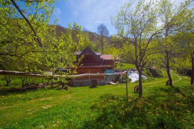 Martin Brod 'un Şelaleleri Una Ulusal Parkı, Bosna-Hersek' te